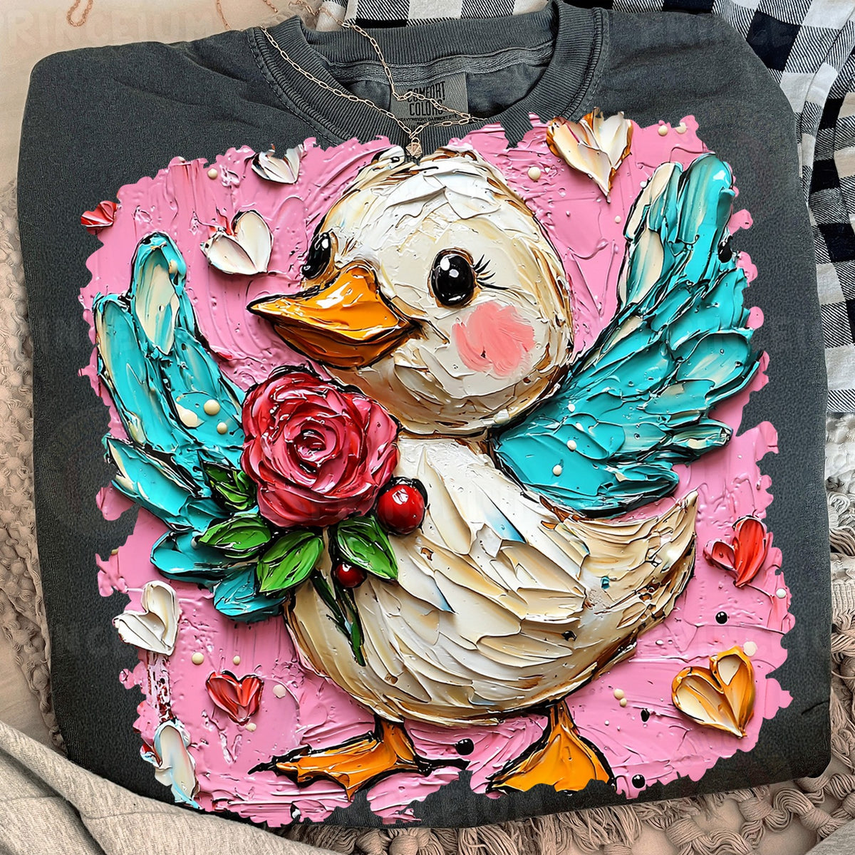 Painted Rose Duck