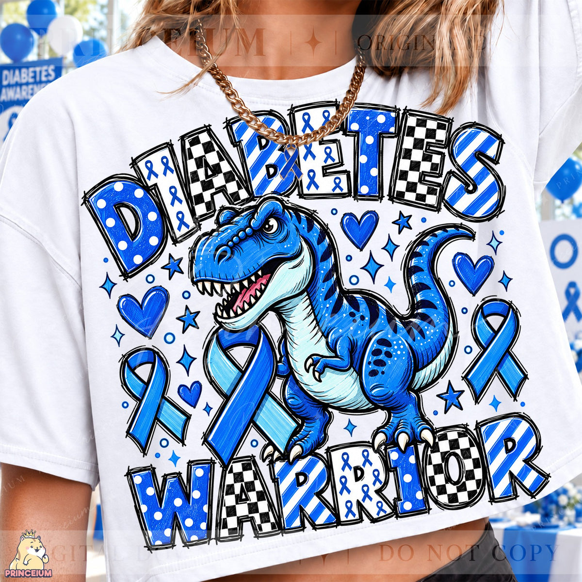 Diabetes Warrior T-Rex