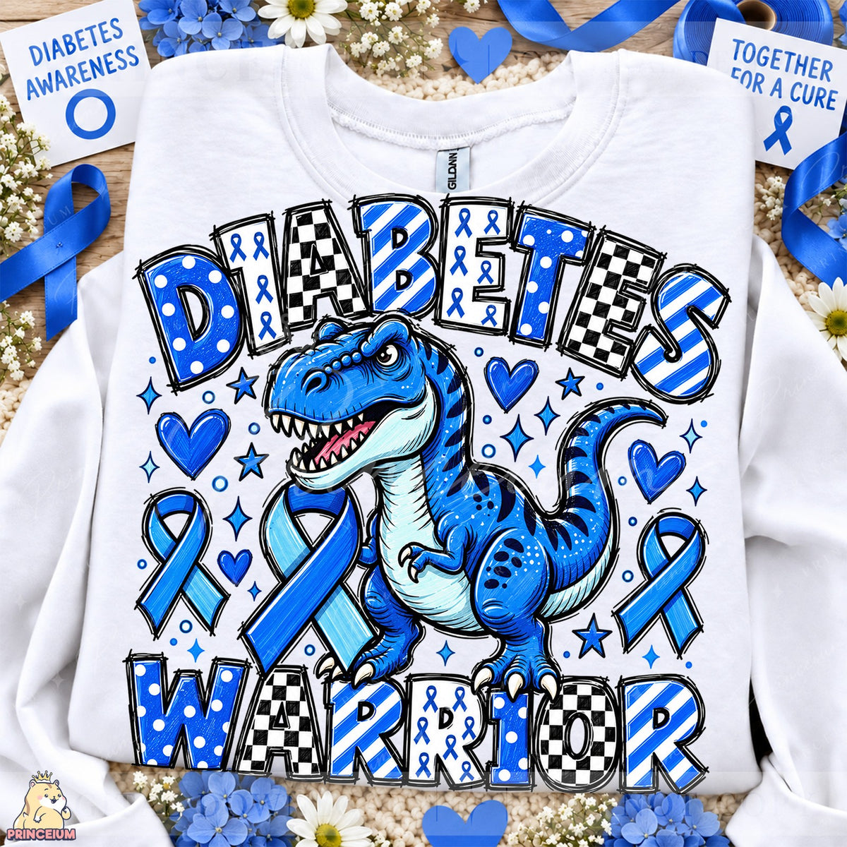 Diabetes Warrior T-Rex