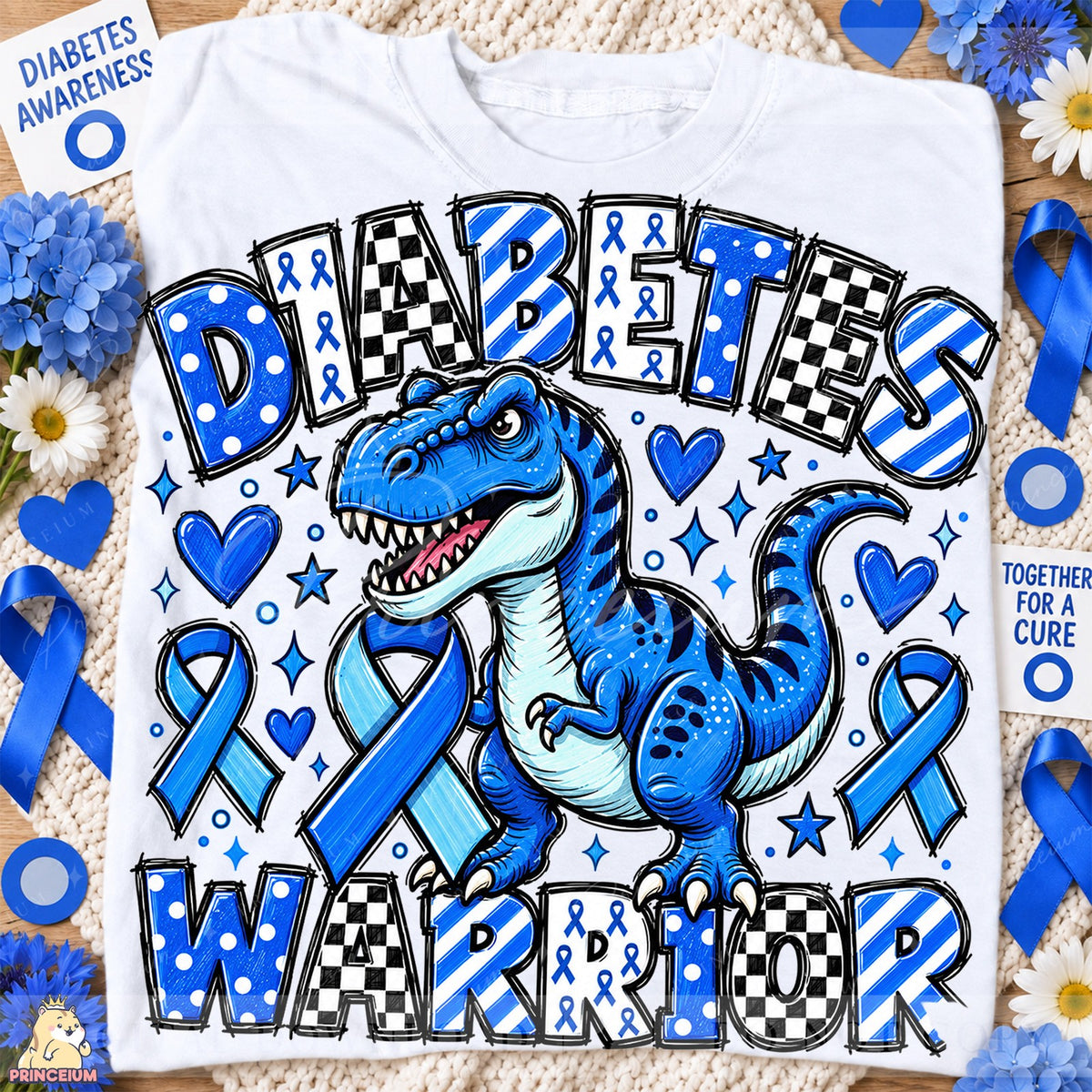 Diabetes Warrior T-Rex