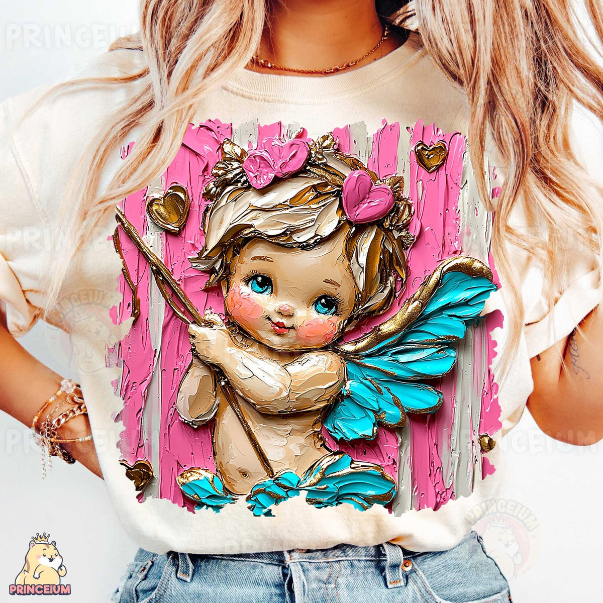 Painted Cupid Valentine