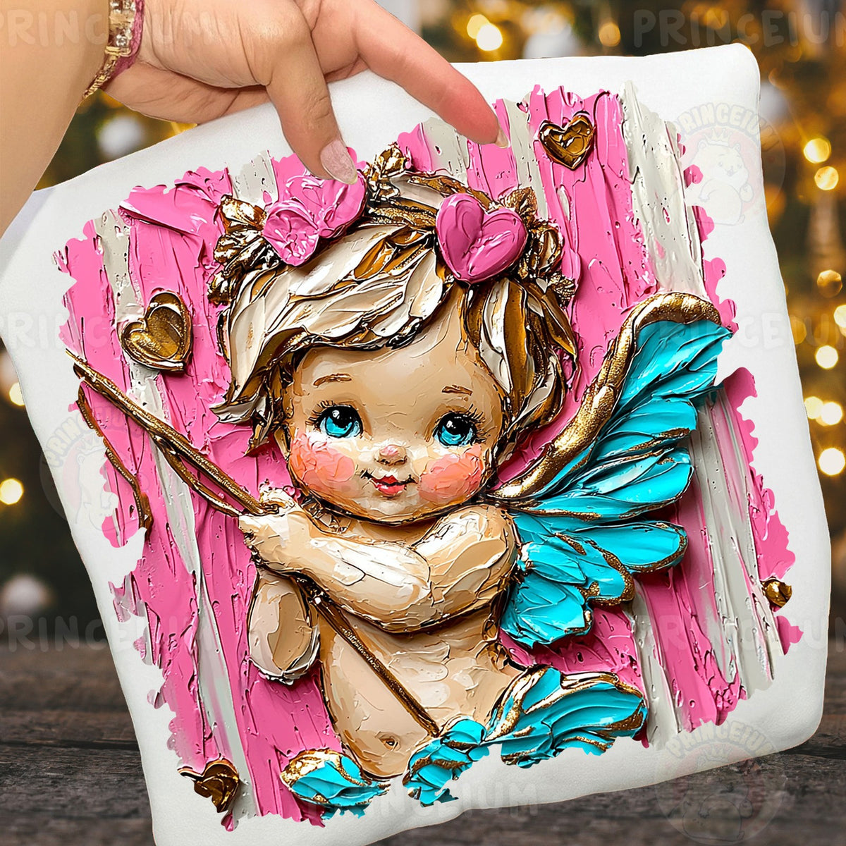 Painted Cupid Valentine