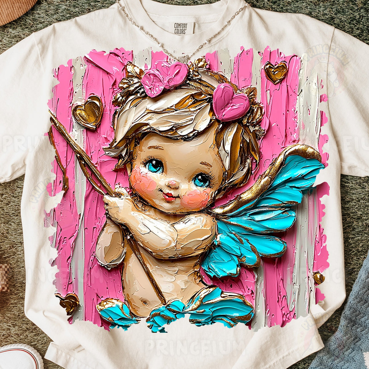 Painted Cupid Valentine