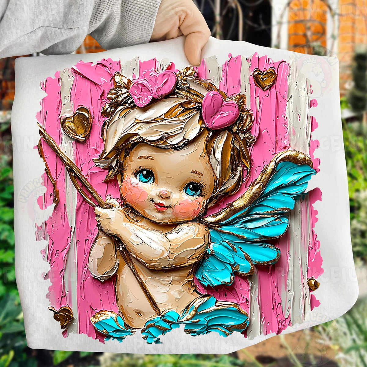 Painted Cupid Valentine