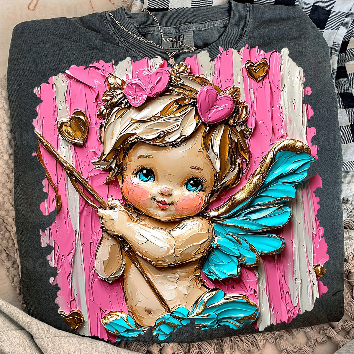 Painted Cupid Valentine