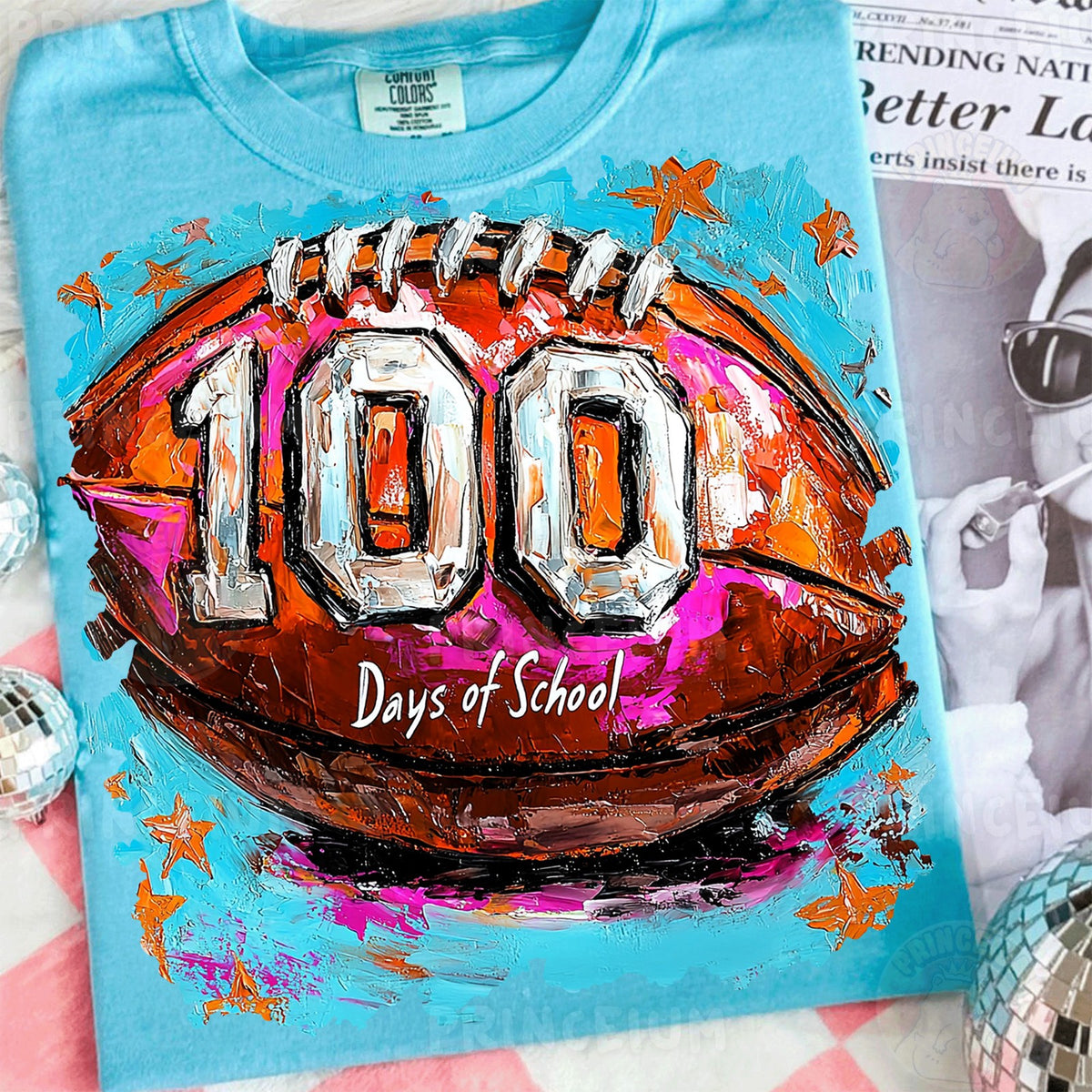 100 Days of School Football
