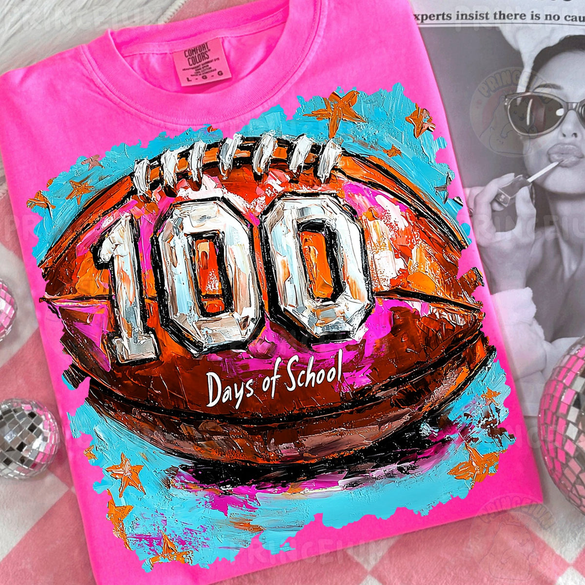100 Days of School Football