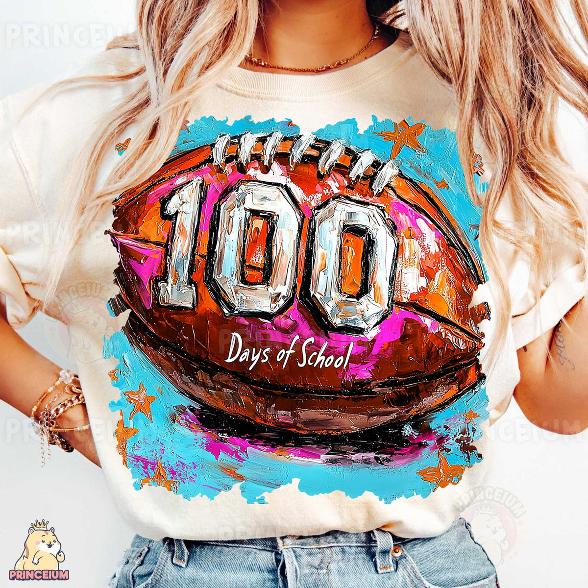 100 Days of School Football
