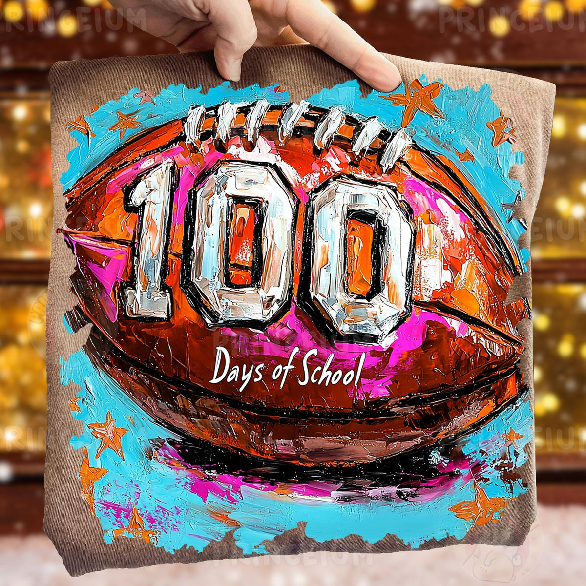 100 Days of School Football