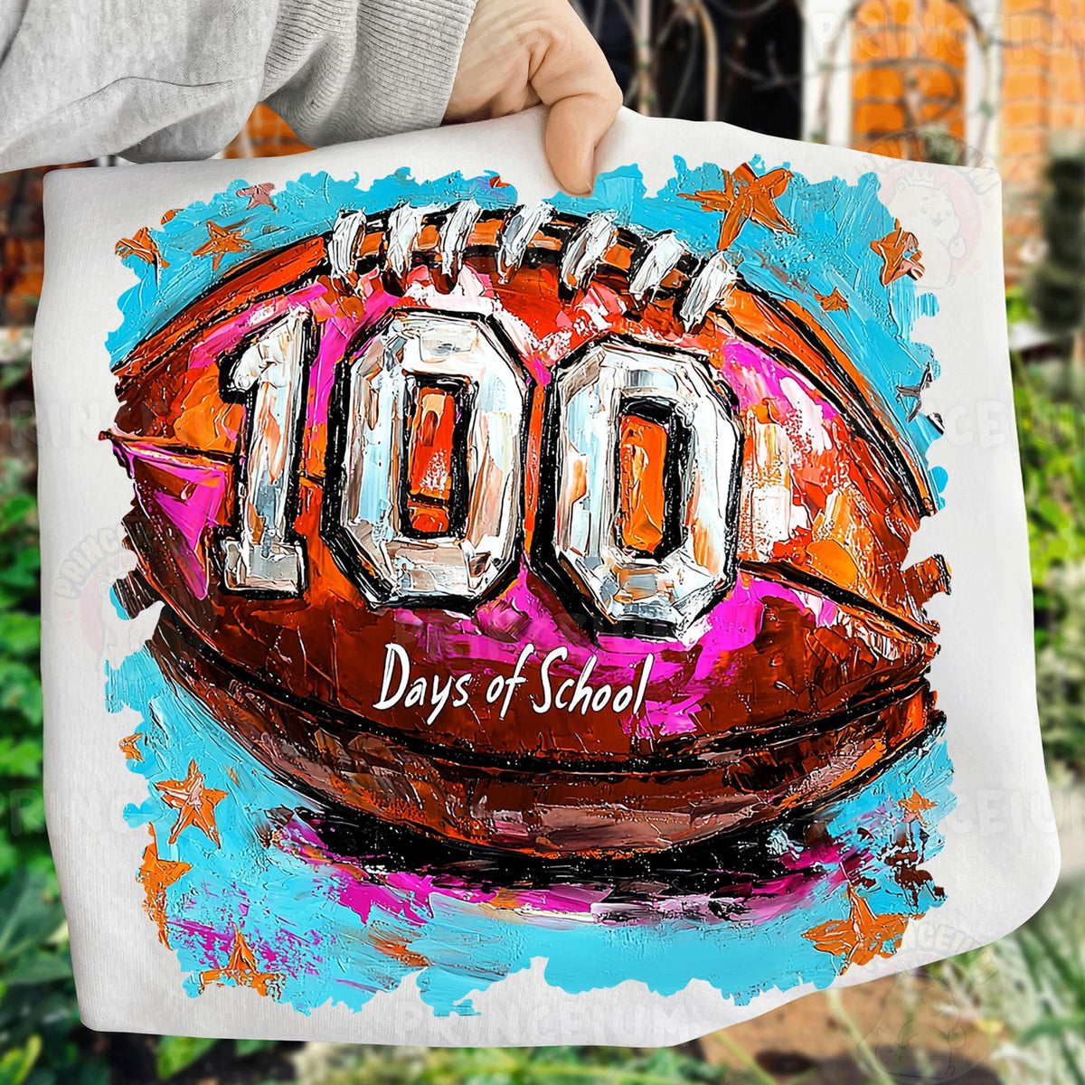 100 Days of School Football