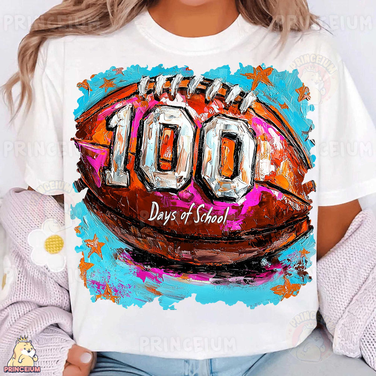100 Days of School Football