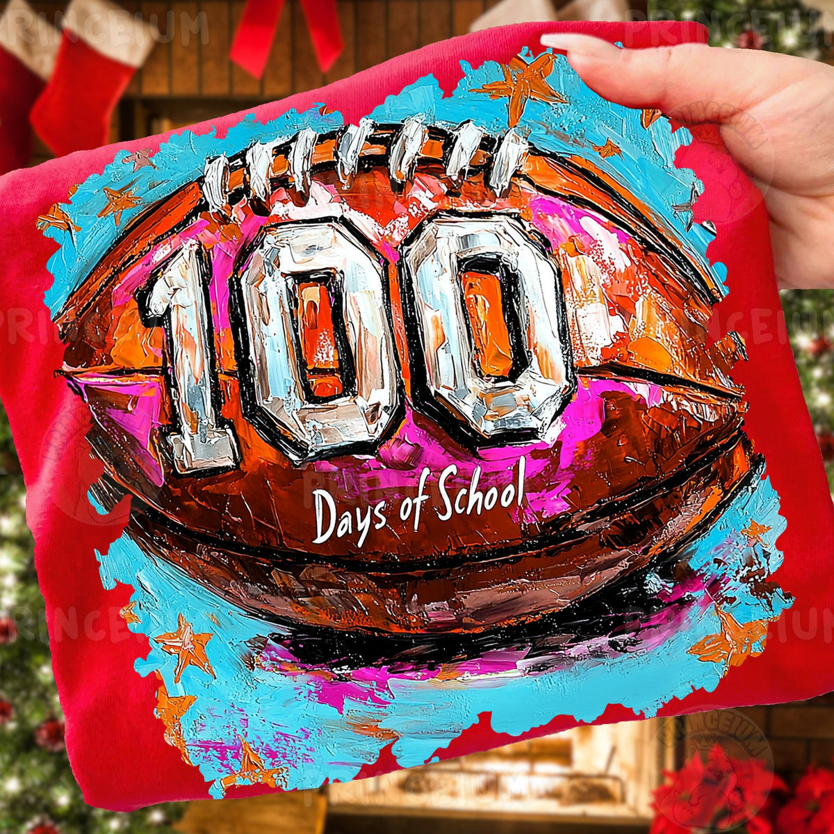 100 Days of School Football