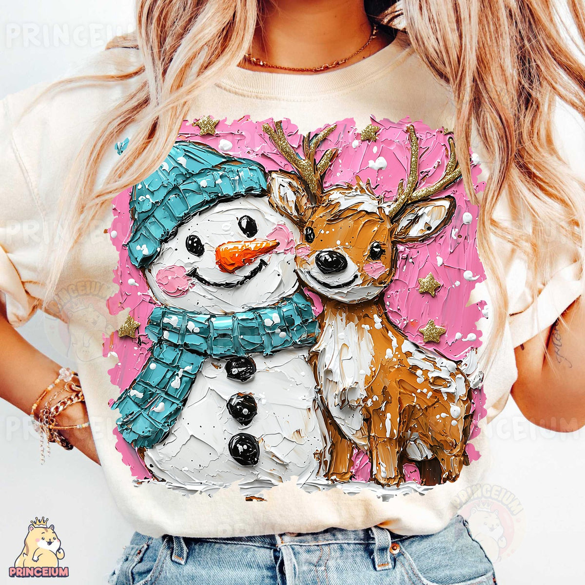 Snowman & Reindeer Pals