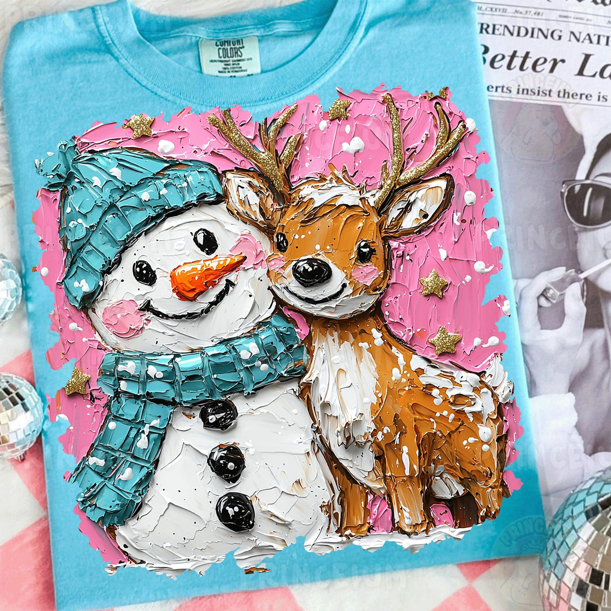 Snowman & Reindeer Pals