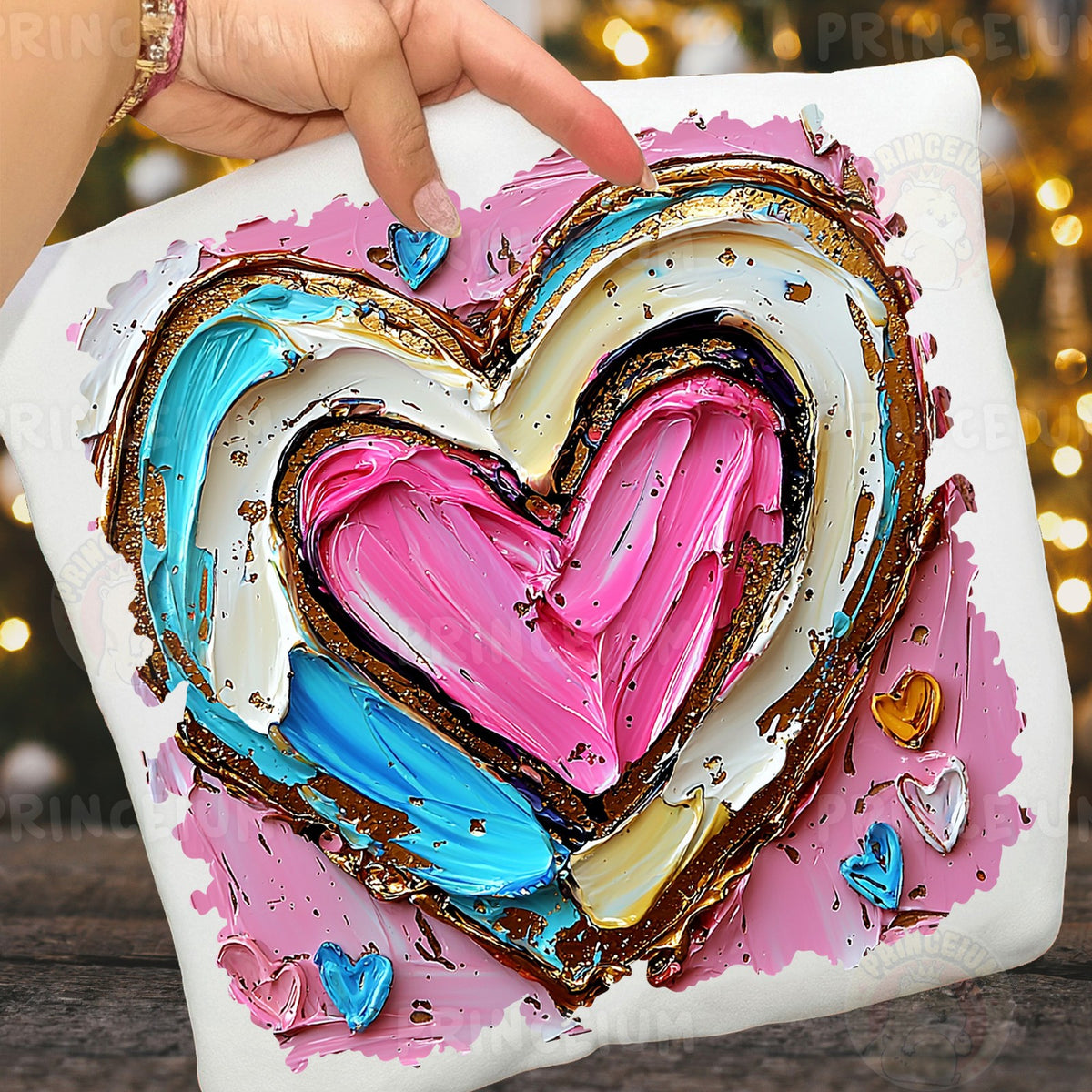 Bold Painted Heart