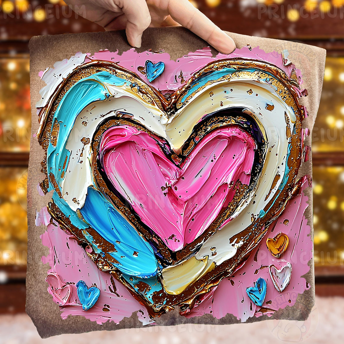 Bold Painted Heart