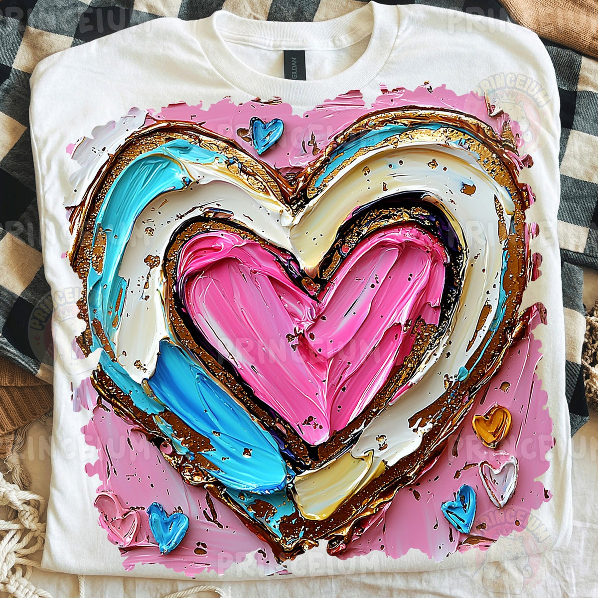 Bold Painted Heart