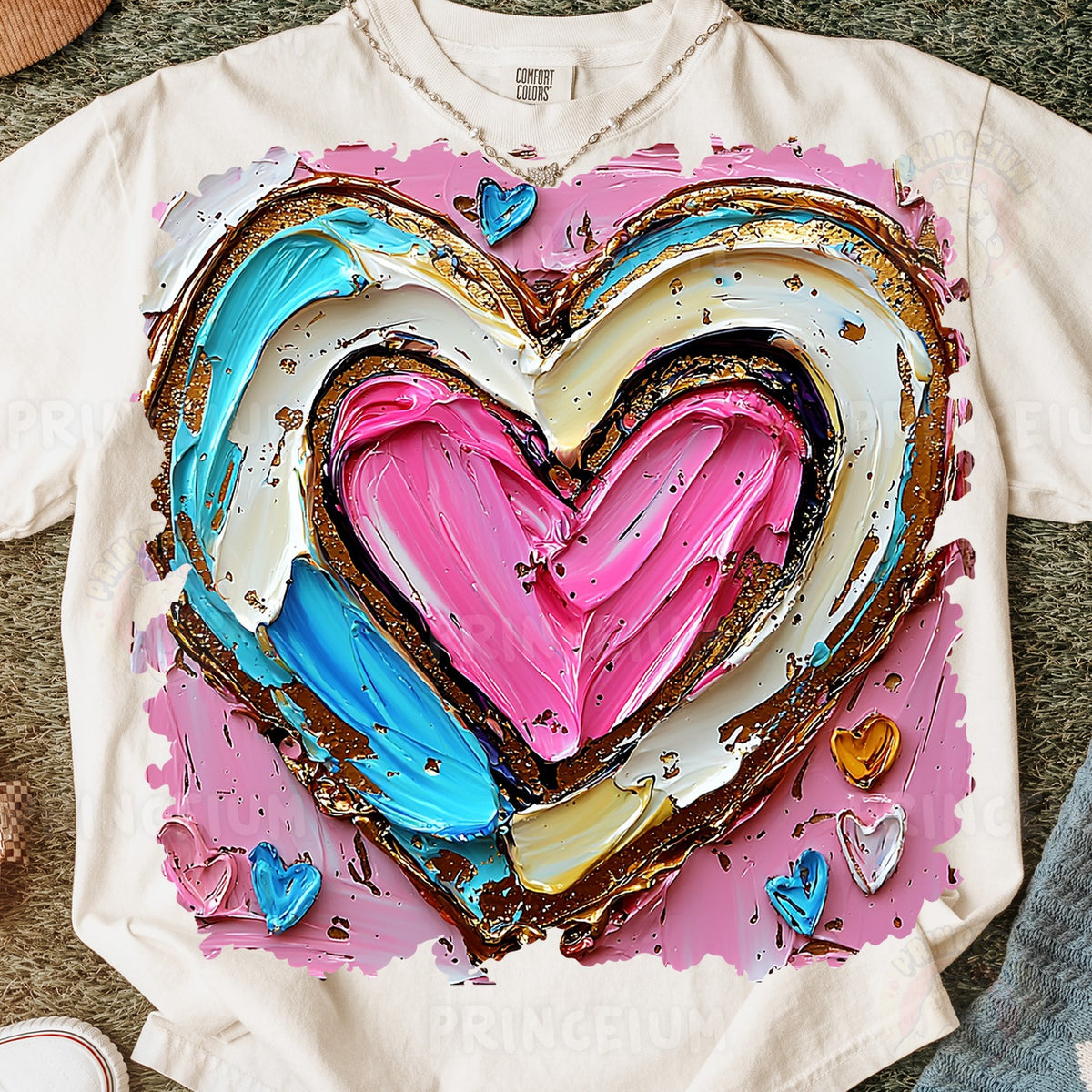 Bold Painted Heart