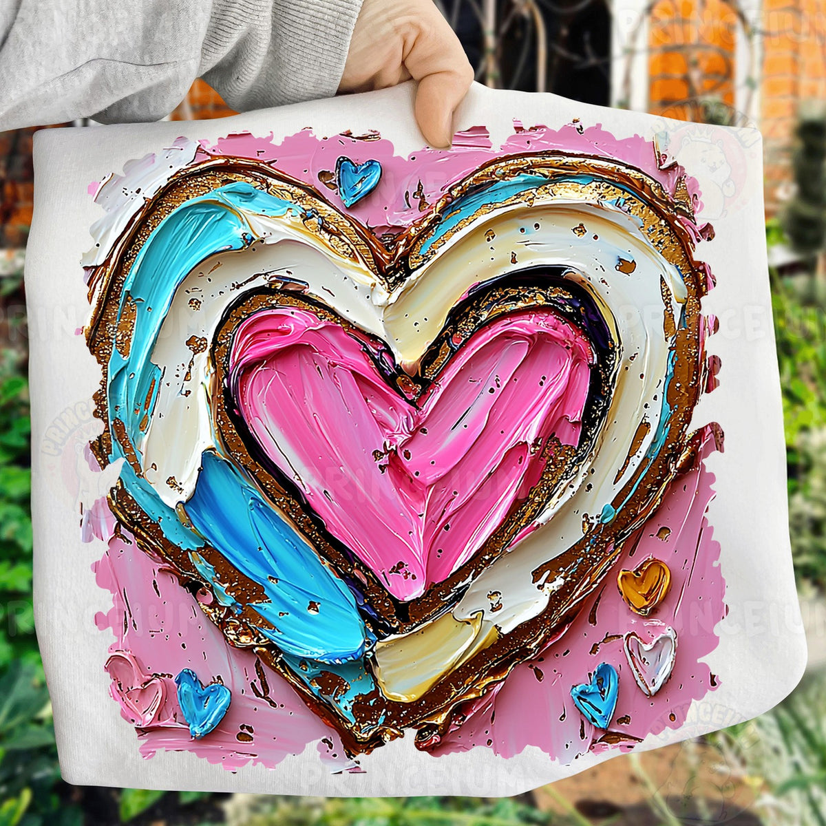 Bold Painted Heart