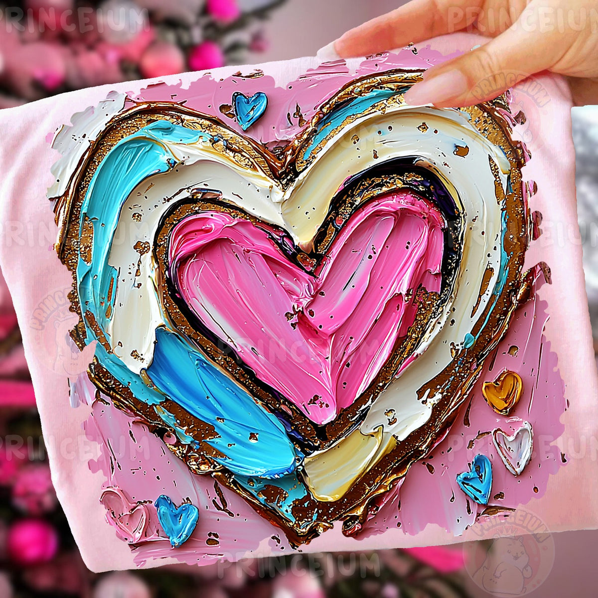 Bold Painted Heart