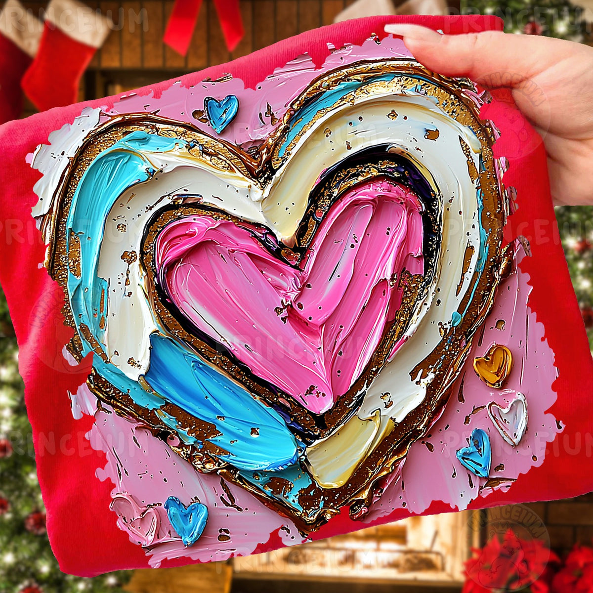 Bold Painted Heart