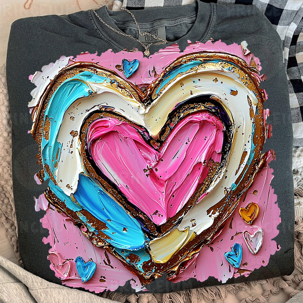 Bold Painted Heart