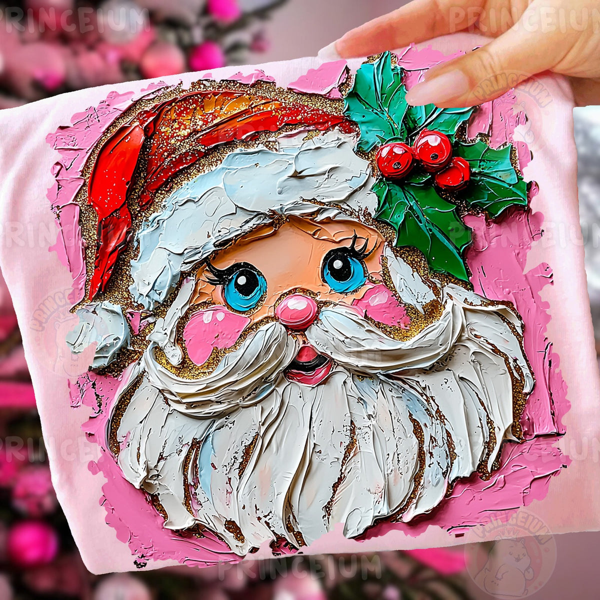 Painted Retro Santa