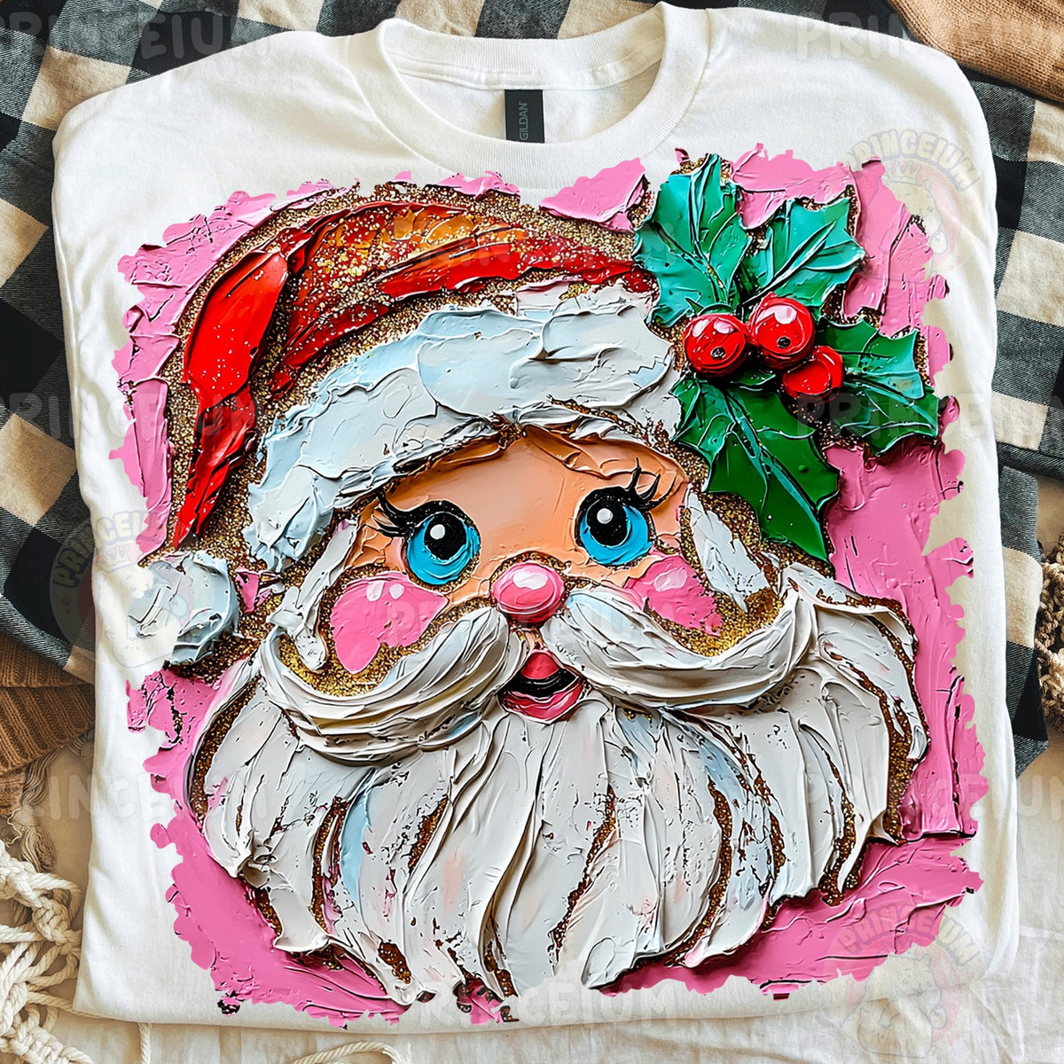 Painted Retro Santa