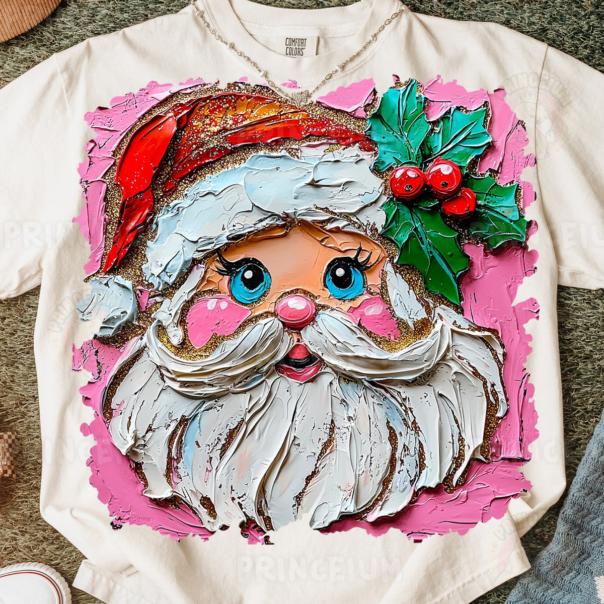 Painted Retro Santa