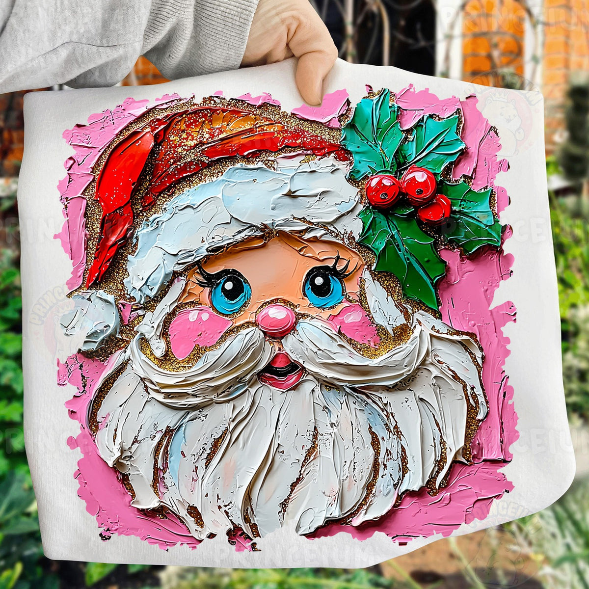 Painted Retro Santa