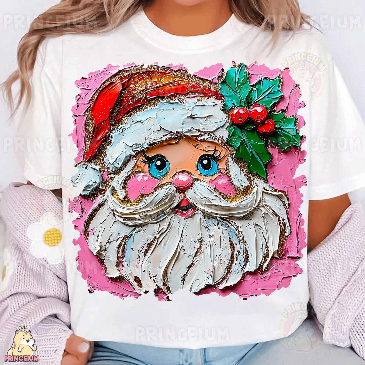 Painted Retro Santa