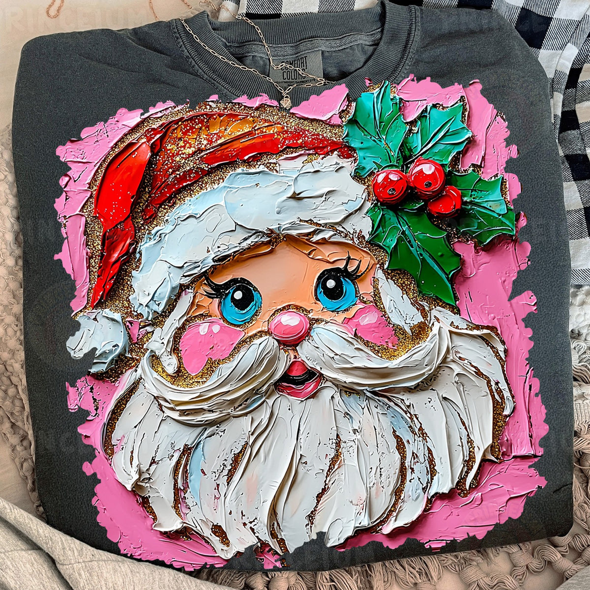 Painted Retro Santa