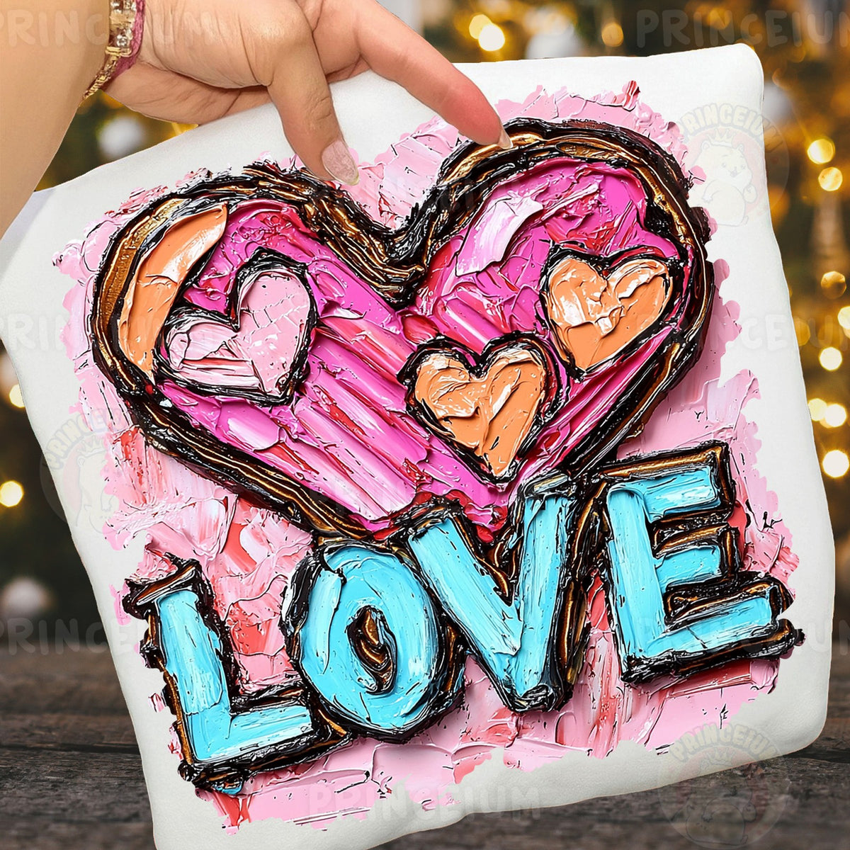 Painted Love Heart