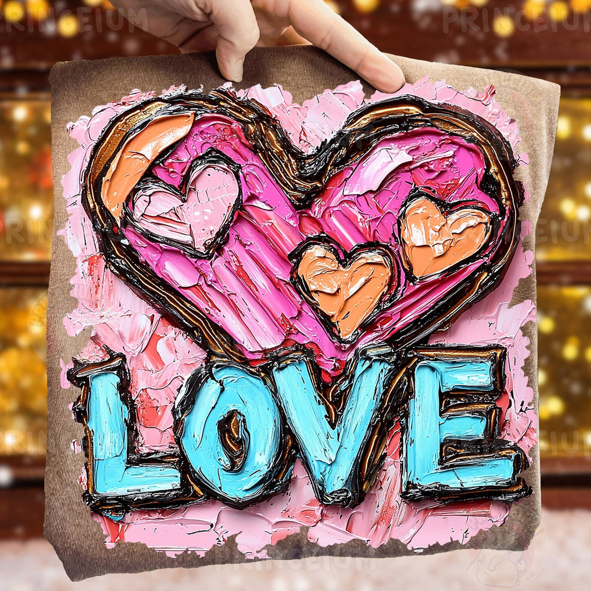Painted Love Heart
