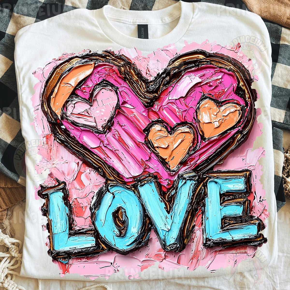 Painted Love Heart