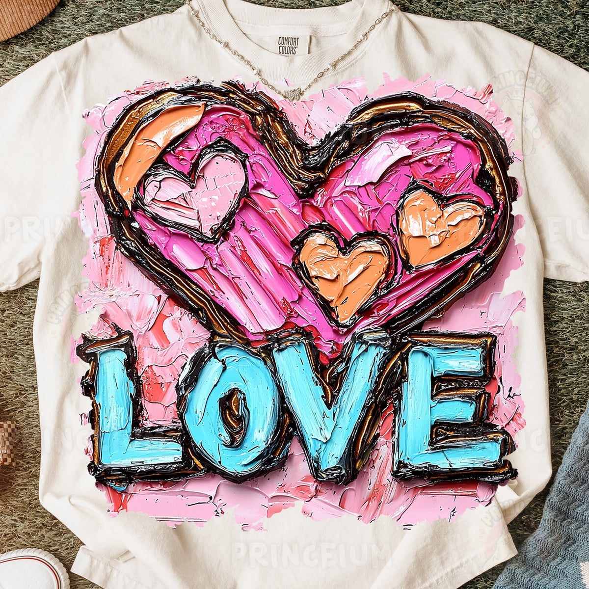 Painted Love Heart