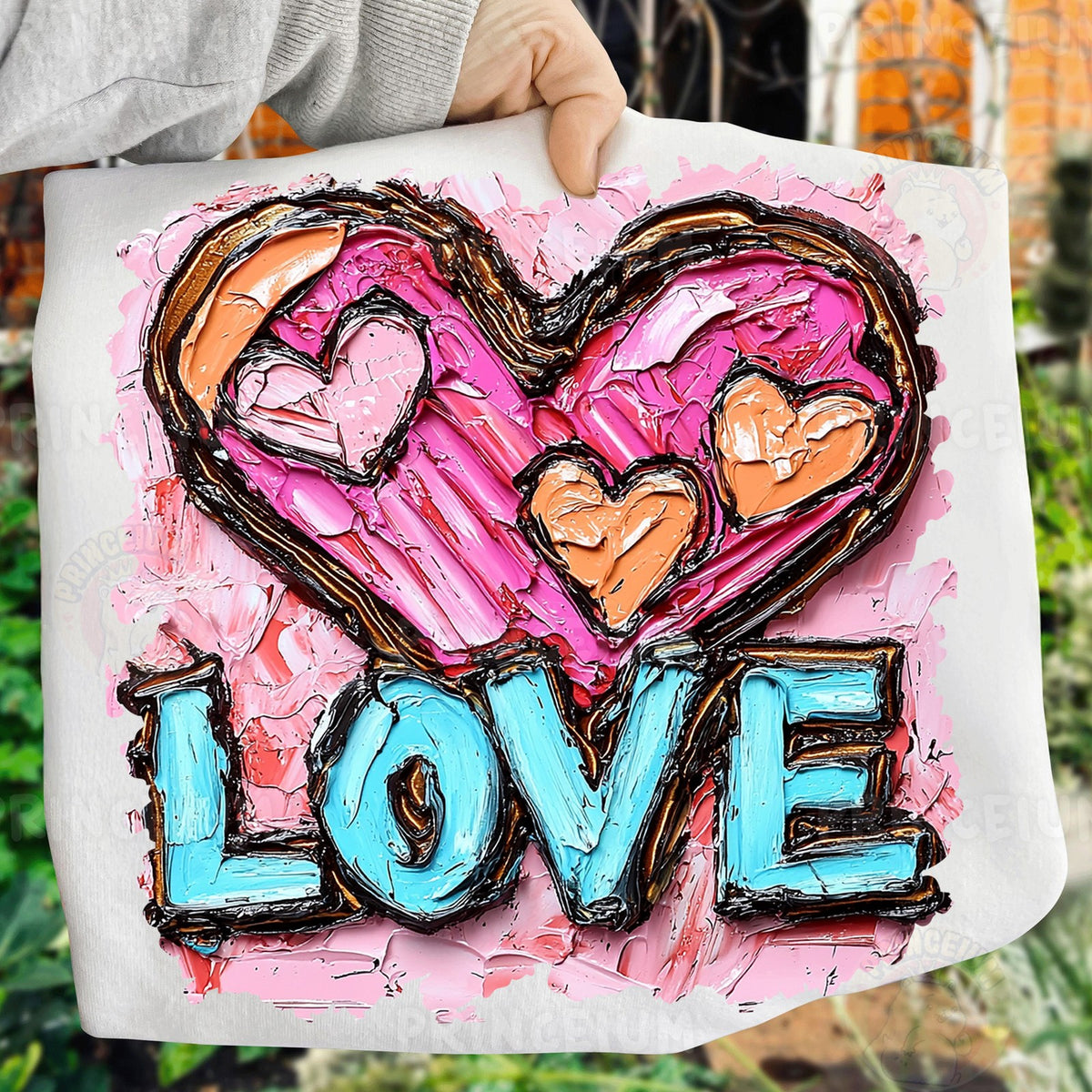 Painted Love Heart
