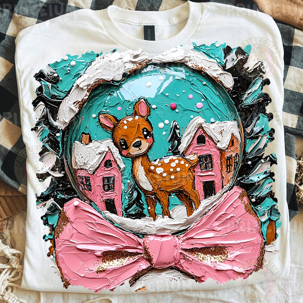 Winter Deer Snow Globe