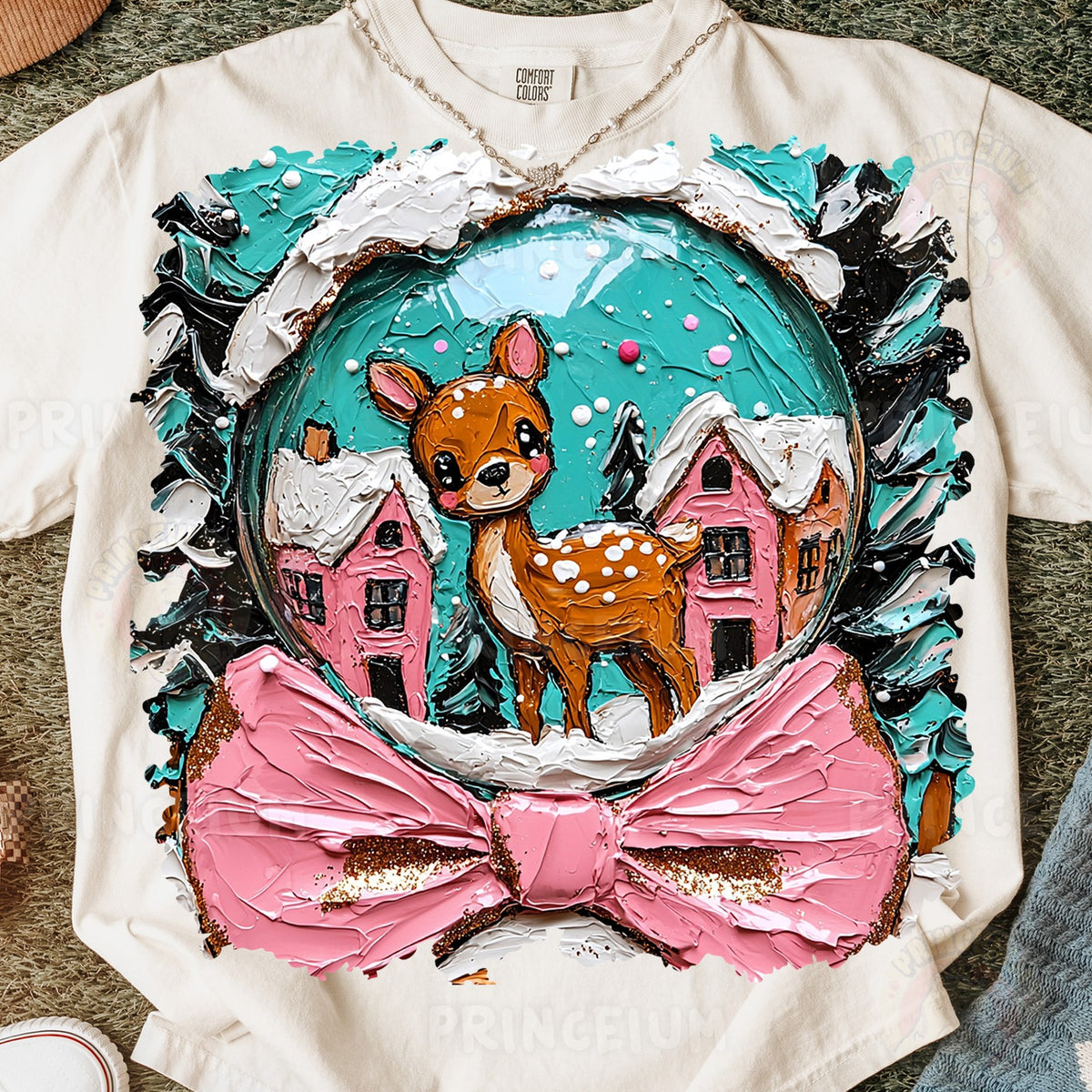 Winter Deer Snow Globe