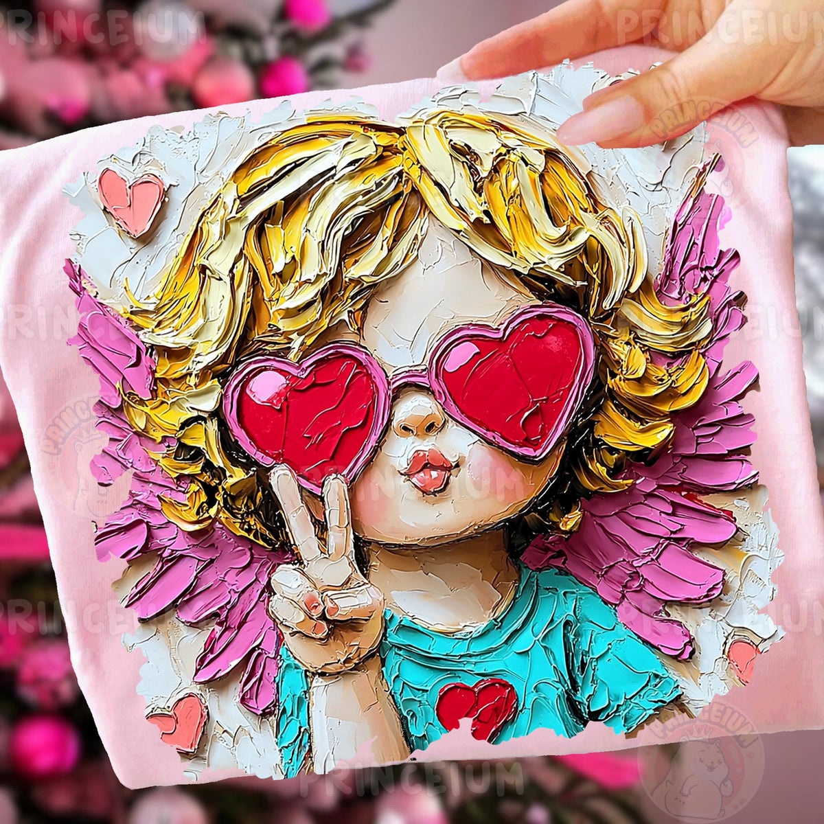 Heart Shades Cupid Angel