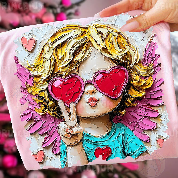 Heart Shades Cupid Angel