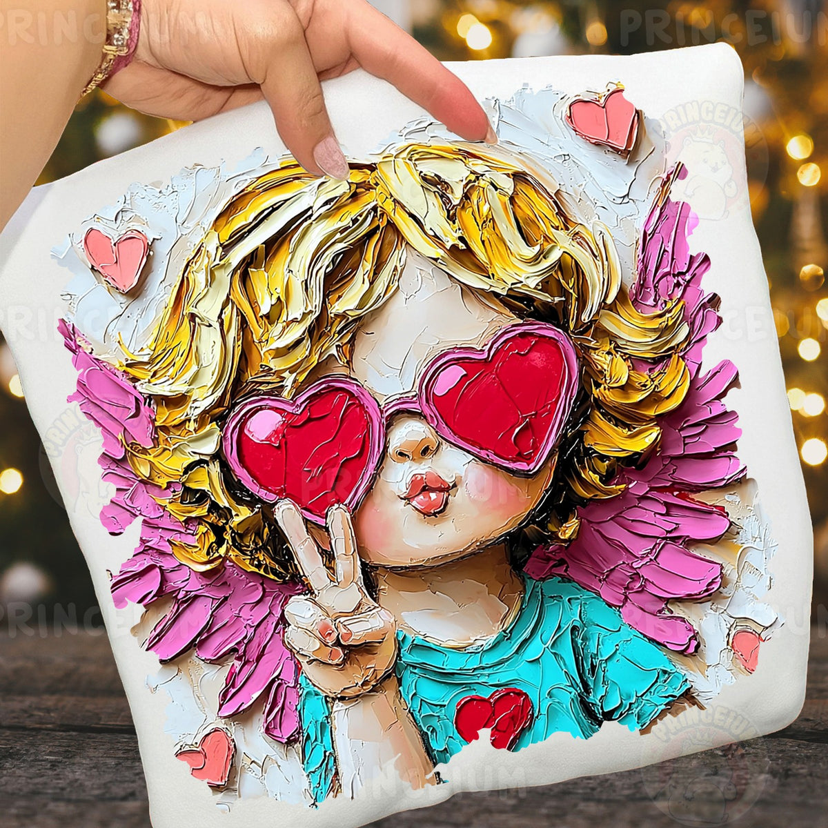 Heart Shades Cupid Angel