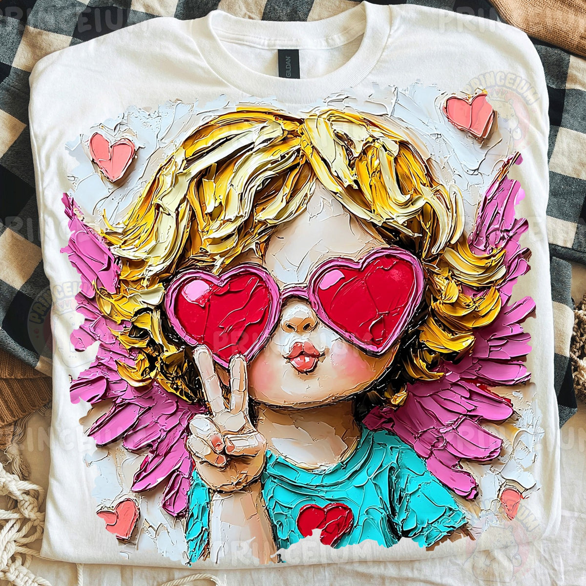Heart Shades Cupid Angel
