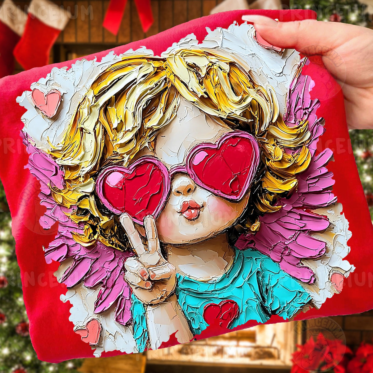Heart Shades Cupid Angel