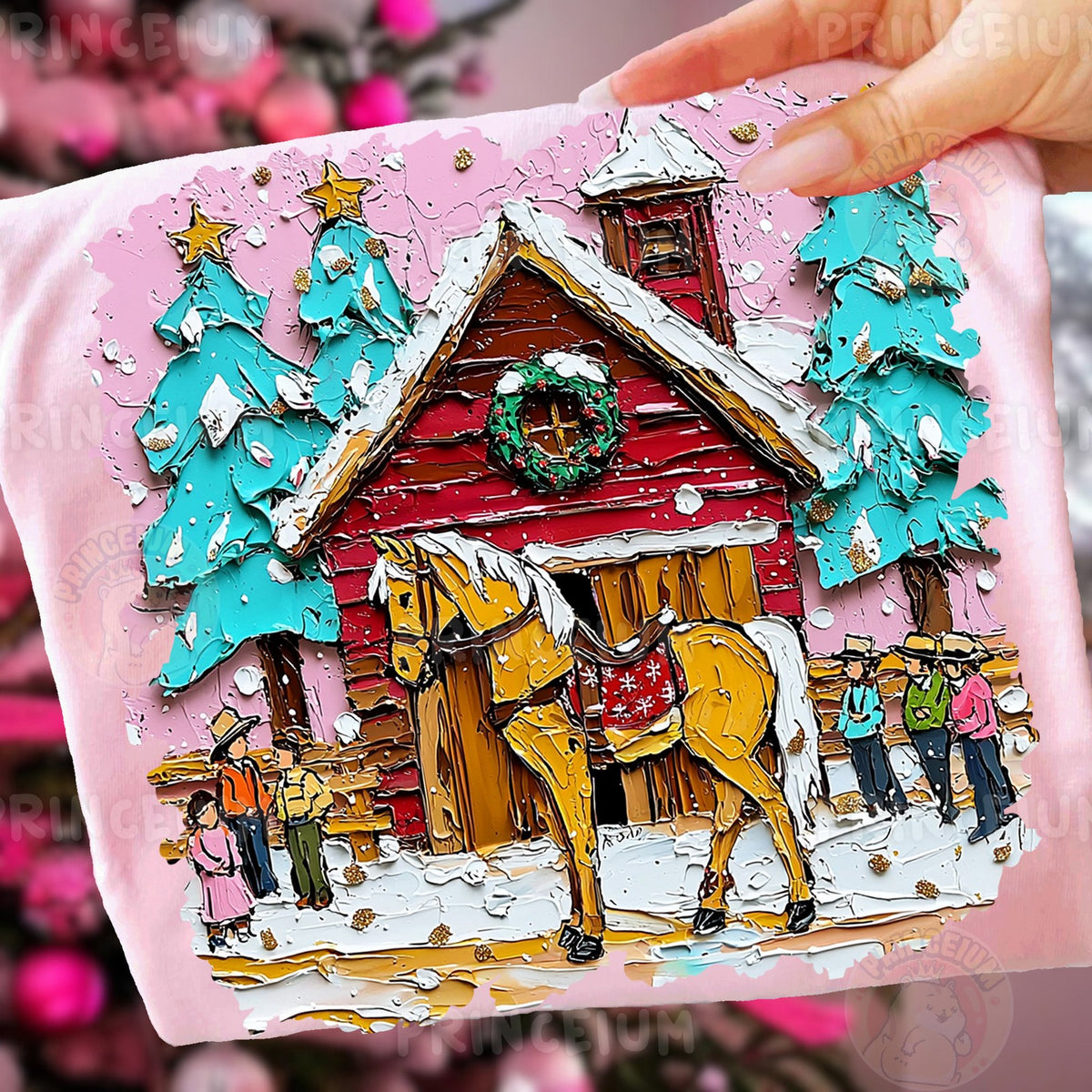 Western Christmas Barn