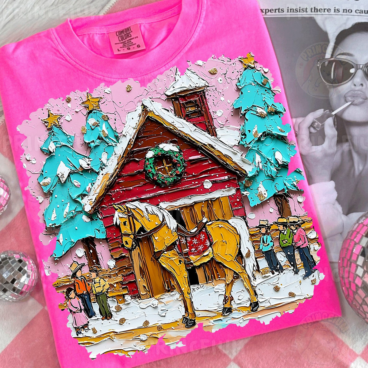 Western Christmas Barn