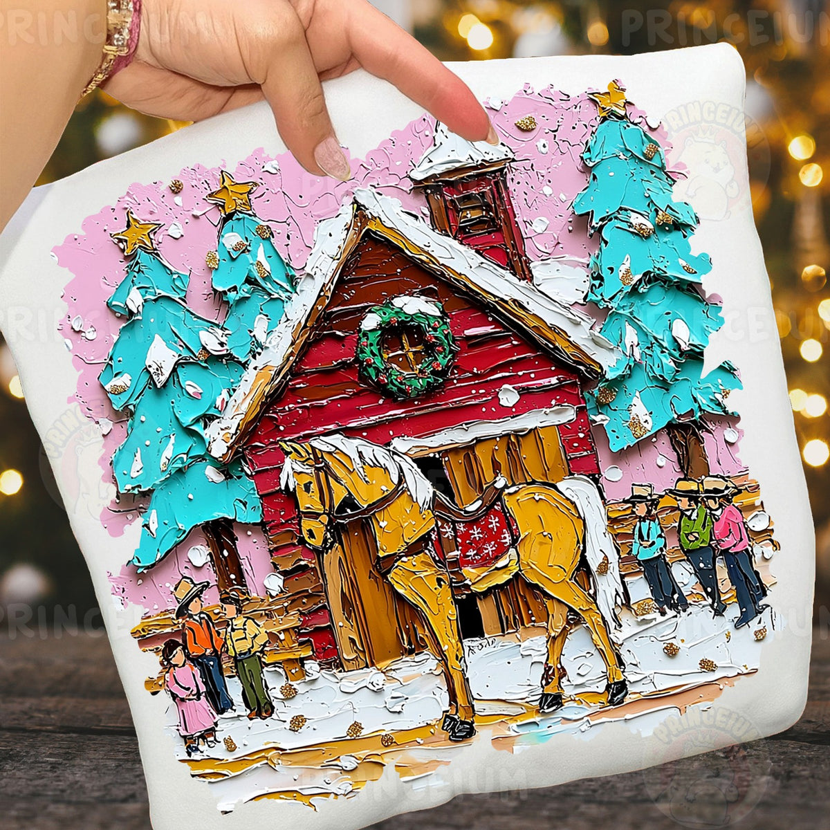 Western Christmas Barn