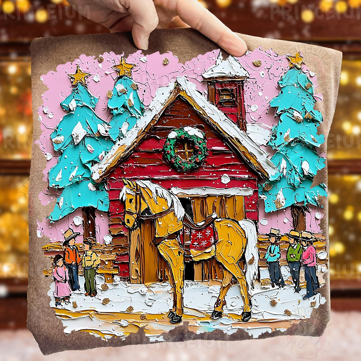Western Christmas Barn