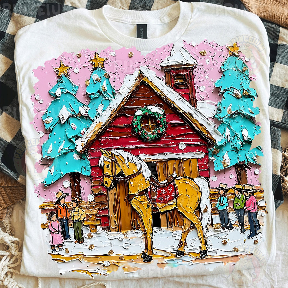 Western Christmas Barn