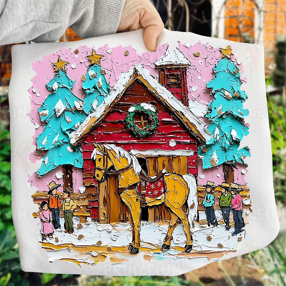 Western Christmas Barn
